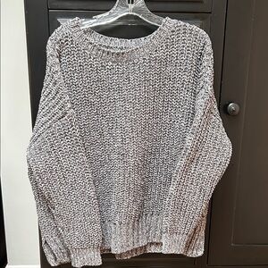 America Eagle Thick Gray Women's Sweater